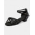 cheap Latin Shoes-Women&#039;s Satin Latin Dance Sandals with Strappy Design, Soft Suede Sole and Low Heel – Perfect for Ballroom, Salsa, and Social Dancing