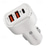 cheap Car Charger-USB C Car Charger PD Car Charger Adapter 3 Ports Mini USB Car Charger 30W Fast Charging Car Adapter