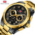 cheap Quartz Watches-MINI FOCUS Men Quartz Watch Sports Fashion Casual Wristwatch Luminous Calendar Waterproof Decoration Steel Watch