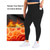 cheap Yoga Leggings &amp; Tights-Women&#039;s Yoga Pants Yoga Leggings Fleece Lined Leggings with Phone Pocket High Waist Yoga Gym Workout Pilates Tights Dark Grey Black Burgundy Fleece Spandex Fall Winter Plus Size Sports Activewear