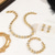 cheap Jewelry Sets-Bridal Jewelry Sets Three-piece Suit Zircon Rhinestone 1 Necklace Earrings Bracelets Women&#039;s Elegant Vintage Holiday Cute Vintage Style Heart Precious irregular Jewelry Set For Wedding Party Party