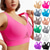 voordelige Sportbeha's en Tops-Dames BH-top Ondergoed / Onderkleding Goede top Comfortabel Ademend Schokbestendig Verwijderbare vulling Beugelloos Effen Sport Sportkleding Zwart Wit Yoga Fitness Informeel
