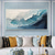 cheap Landscape Paintings-Mintura Handmade 3D Sea Wave Oil Paintings On Canvas Wall Art Decoration Modern Abstract Picture For Home Decor Rolled Frameless Unstretched Painting