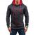 economico felpe con cappuccio da uomo di base-Per uomo Felpa con cappuccio e zip Felpa con cappuccio a zip intera Felpa con cappuccio in pile Nero Bianco Vino Cammello Grigio scuro Con cappuccio Color Block Zip Up Collage Sportivo Giornaliero