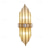 economico Luci da parete-applique da parete moderna di lusso tubo di cristallo applique da parete elegante tutto bronzo cristallo applique da parete apparecchio di illuminazione montato a parete corridoio decorare 110-240v