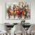 cheap People Paintings-Music oil painting handmade Abstract Arthritis Paintings On Canvas handpainted Rich Textured Acrylic oil Painting Modern music paintings Wall Art Hand Painted Artwork for Living Room Wall Decor