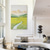 cheap Landscape Paintings-Large landscape Oil Painting On Canvas Handmade Landscape Artwork Blue Green oil painting hand painted Modern Impasto Landscape Canvas Art painting Custom wall Decortion painting
