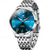economico Orologi al quarzo-nuovo marchio olevs orologio da uomo in acciaio con cinturino decorato calendario luminoso settimana display moda tendenza tempo libero orologio al quarzo semplice impermeabile sportivo orologio da