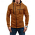 economico felpe con cappuccio da uomo di base-Per uomo Felpa con cappuccio e zip Felpa con cappuccio a zip intera Felpa con cappuccio in pile Nero Bianco Vino Cammello Grigio scuro Con cappuccio Color Block Zip Up Collage Sportivo Giornaliero