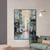 cheap Landscape Paintings-Large Abstract City Painting handmade Urban Art Painting hand painted City Skyline Painting New York Skyline oil painting New York city paintings Wall Art Large Abstract Painting