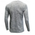 preiswerte Lässige T-Shirts für Herren-Herren T Shirt Geripptes Strick-T-Shirt T-Shirt Glatt Grubenstreifen V Ausschnitt Strasse Urlaub Langarm Bekleidung Polyester Modisch Designer Basic