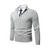 preiswerte Herrenpullover-Herren Pullover Kleid Pullover Gerippt Stricken Cropped Zip Strick Feste Farbe Ständer Stilvoll Basic Outdoor Täglich Bekleidung Herbst Winter Schwarz Königliches Blau S M L