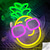 billige Neon LED-lys-ananas neonskilt lys, usb drevet led neon lys for estetisk hjemmeinnredning, bryllup, soverom, fest, tenåringsrom  &amp; butikk veggdekorasjon
