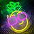 billige Neon LED-lys-ananas neonskilt lys, usb drevet led neon lys for estetisk hjemmeinnredning, bryllup, soverom, fest, tenåringsrom  &amp; butikk veggdekorasjon