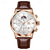 cheap Quartz Watches-New Olevs Olevs Brand Hand Men&#039;S Belt Business Watch Luminous Moon Phase Chronograph Calendar Multifunctional Sports Watch Simple Waterproof Leisure Men&#039;S Wristwatch