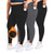 cheap Yoga Leggings &amp; Tights-Women&#039;s Yoga Pants Yoga Leggings Fleece Lined Leggings with Phone Pocket High Waist Yoga Gym Workout Pilates Tights Dark Grey Black Burgundy Fleece Spandex Fall Winter Plus Size Sports Activewear