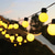 economico Luci solari da esterno-Luci a Filo con Lampadine G50 Solari Impermeabili da Esterno 5m 7m Perfette per Cortile Esterno Patio Campeggio Decorazione Atmosfera