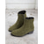 abordables Bottines-bottines décontractées en faux daim pour femmes avec fermeture éclair latérale et talons bas - bottines vintage confortables à porter au quotidien