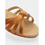 cheap Latin Shoes-Women&#039;s Satin Latin Dance Sandals with Strappy Design, Soft Suede Sole and Low Heel – Perfect for Ballroom, Salsa, and Social Dancing