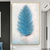 abordables Peintures natures mortes-Mintura fait à la main abstrait plumes peintures à l&#039;huile sur toile art mural décoration moderne image pour la décoration intérieure roulé sans cadre peinture non étirée