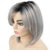 cheap Older Wigs-Short Grey Wigs for Women Bob Wig Natural Straight Wig Side Part Hair for Daily Party Cosplay