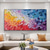 cheap Floral/Botanical Paintings-Handmade 3D Colorful mordern Oil Painting on Canvas Large hand painted Abstract Textured Boho oil painting Wall Art Contemporary Minimalist artwork wall painting for Living Room bedroom home Decor