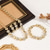cheap Jewelry Sets-Bridal Jewelry Sets Three-piece Suit Zircon Rhinestone 1 Necklace Earrings Bracelets Women&#039;s Elegant Vintage Holiday Cute Vintage Style Heart Precious irregular Jewelry Set For Wedding Party Party