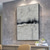 cheap Abstract Paintings-Handmade Oil Painting Canvas Wall Art Decoration Black and White Abstract Simple Texture for Home Decor Rolled Frameless Unstretched Painting