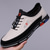 cheap Men&#039;s Sneakers-Men&#039;s Fashion Casual Sports Shoes – Brown and Black Lightweight Sneakers with Embroidered Design and Elastic Lace-Up Closure