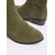 abordables Bottines-bottines décontractées en faux daim pour femmes avec fermeture éclair latérale et talons bas - bottines vintage confortables à porter au quotidien