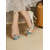 cheap Kitten Heels-Women&#039;s Floral Print Satin Stiletto Heels – Elegant Pointed Toe High Heels for Formal Occasions and Parties