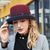 tanie Kapelusze na przyjęcia-kapelusze 100% wełniany melonik / kapelusz typu cloche kapelusz typu bucket hat kapelusz fedora wesele przyjęcie herbaciane elegancki brytyjski z czapką koraliki nakrycie głowy nakrycie głowy