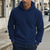 cheap Basic Hoodies-Men&#039;s Hoodie Denim Blue Black Navy Blue Khaki Gray Hooded Plain Pocket Drawstring Front Pocket Sports &amp; Outdoor Daily Holiday Polyester Streetwear Basic Casual Spring &amp;  Fall Clothing Apparel Hoodies