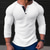 abordables T-shirts décontractés pour hommes-Homme T shirt Tee Chemise Henley gaufrée Chemise Henley Shirt T-shirt Chemise à manches longues Plein Henley Plein Air Vacances manche longue Vêtement Tenue Polyester Mode Design basique