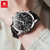 cheap Quartz Watches-New Olevs Olevs Brand Hand Men&#039;S Belt Business Watch Luminous Moon Phase Chronograph Calendar Multifunctional Sports Watch Simple Waterproof Leisure Men&#039;S Wristwatch