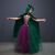 baratos Vestidos com tema de contos de fadas-Infantil Para Meninas Vestido Cosplay Vestido de festa Bloco de cor Sem Manga Espetáculo festa de Halloween Com Transparência Patchwork Lindo Doce Poliéster Longo Vestido de festa Vestido A Line