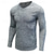 preiswerte Lässige T-Shirts für Herren-Herren T Shirt Geripptes Strick-T-Shirt T-Shirt Glatt Grubenstreifen V Ausschnitt Strasse Urlaub Langarm Bekleidung Polyester Modisch Designer Basic