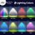 cheap Outdoor Wall Lights-2/4pcs Solar Fence Light RGB Color Changing Outdoor Solar Wall Lamp Garden Yard Decor Step Lamp IP65 Waterproof Pathway Wall Stair Lamp Balcony Porch Lighting Decoration