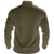 baratos Suéteres básicos-Homens Moletom Fleece Moletom com zíper Preto Verde Tropa Cáqui Cinzento Escuro Azul Claro Meio Zíper Tecido Desportos e Ar livre Diário Feriado Poliéster Roupa de rua Básico Casual Outono &amp; inverno