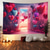 preiswerte Hochzeit-Hochzeitsdekorationen Hintergrund Fotowandbehang große Wandteppich Kunst Wanddekoration Decke Vorhang Heim Schlafzimmer Wohnzimmer Dekoration Liebesballons