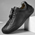 preiswerte Sneaker für Herren-braune Freizeit-Sneaker aus Kunstleder für Herren mit verstellbaren elastischen Schnürsenkeln – strapazierfähige, rutschfeste Sohle, bequeme Passform für den Alltag