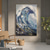 cheap Landscape Paintings-Handmade Oil Painting Canvas Wall Art Decoration Abstract Sea Wave Landscape for Home Decor Rolled Frameless Unstretched Painting
