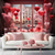 cheap Wedding-Wedding Decorations Backdrop Photograph Wall Hanging Large Tapestry Art Mural Decor Blanket Curtain Home Bedroom Living Room Decoration Heart Window