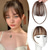 cheap Bangs-Clip in Bangs-Fake Bangs Hair Clip Wispy Bangs Hair Clip on Bangs For Women Clip Faux Bangs Hair Extensions Fringe With Temples Hairpieces Curved Bangs For Daily Wear