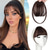 cheap Bangs-Clip in Bangs-Fake Bangs Hair Clip Wispy Bangs Hair Clip on Bangs For Women Clip Faux Bangs Hair Extensions Fringe With Temples Hairpieces Curved Bangs For Daily Wear