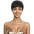 baratos Perucas capless de cabelo natural-perucas curtas de cabelo humano perucas de corte pixie com franja perucas onduladas em camadas para mulheres negras