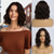 cheap Synthetic Trendy Wigs-Wavy Wigs for Women Short Shoulder Length Middle Part Curly Wavy Bob Wig Natural Looking Synthetic Heat Resistant Fiber Wig for Daily Party Use