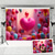 preiswerte Hochzeit-Hochzeitsdekorationen Hintergrund Fotowandbehang große Wandteppich Kunst Wanddekoration Decke Vorhang Heim Schlafzimmer Wohnzimmer Dekoration Liebesballons