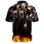 abordables Polo estampado para hombre-Hombre Cráneos Camisetas polo Camisetas polo de golf Manga Corta Camisas de polo Cuello Horror Vacaciones Ropa de fiesta de noche Uso Diario Botones Impresión 3D Verano Negro