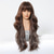 cheap Synthetic Trendy Wigs-Synthetic Wig Uniforms Career Costumes Princess Curly Body Wave Layered Haircut Neat Bang With Bangs Machine Made Wig 26 inch Light Brown Synthetic Hair Women&#039;s Cosplay Party Fashion Light Brown